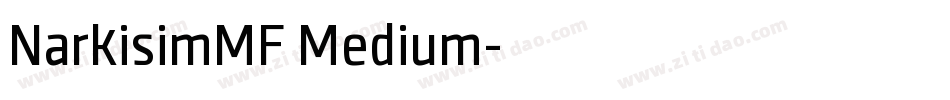 NarkisimMF Medium字体转换